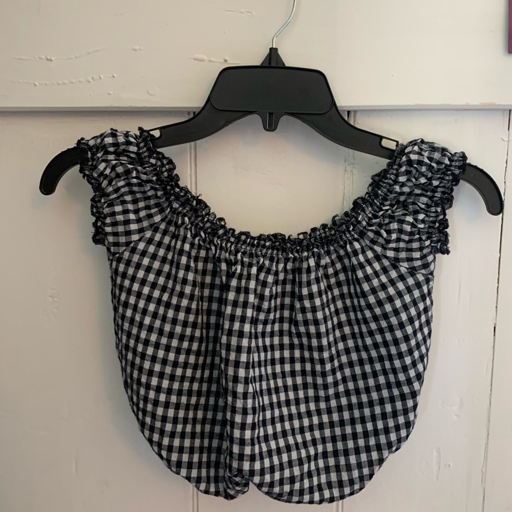 Brandy Melville Plaid Crop Top